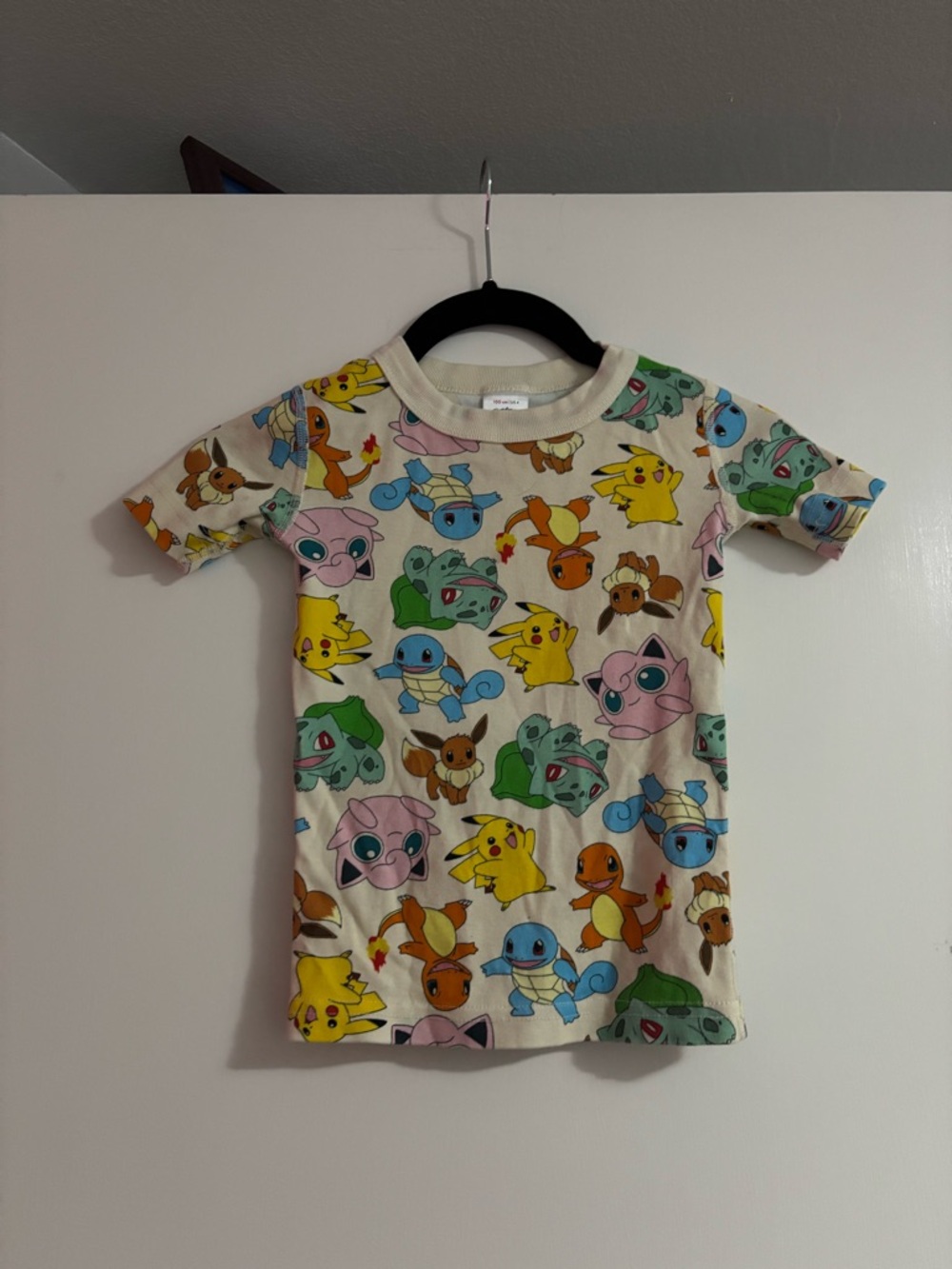 Kids Pokémon Crewneck Tee - Multicolor Pikachu, Bulbasaur & Friends